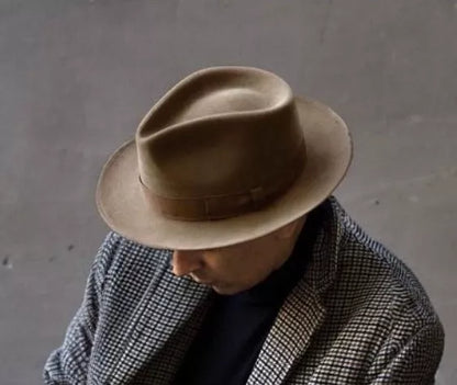 Alfred Cashmere Suede Trilby Hat