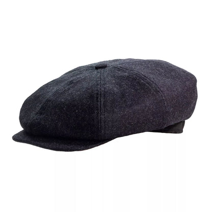 Laird Hatters Loden 'Brooklyn' Newsboy Cap - Charcoal